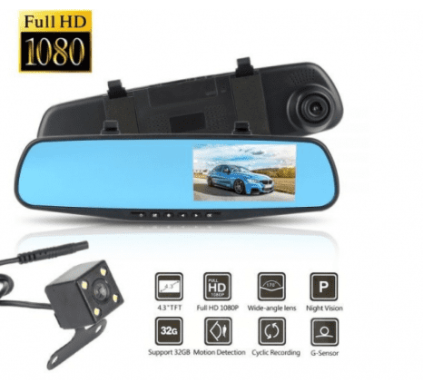 Camera Auto DVR Camcorder FHD 1080P tip Oglinda retrovizoare cu camera fata-spate