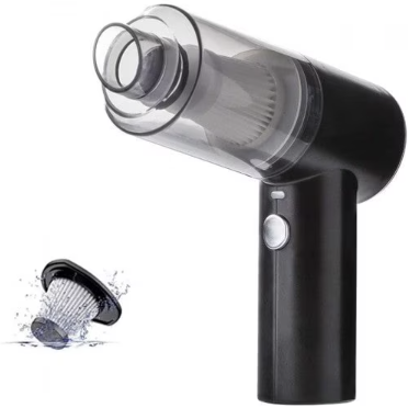 Aspirator auto Fara fir 2in1 120 W Lumina LED Negru