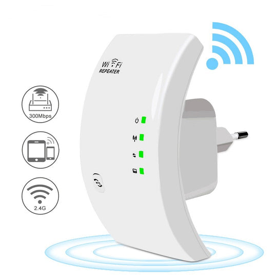 Amplificator de semnal WiFi, dubleaza semnalul wireless pentru internet in zone fara semnal