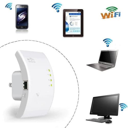 Amplificator de semnal WiFi, dubleaza semnalul wireless pentru internet in zone fara semnal