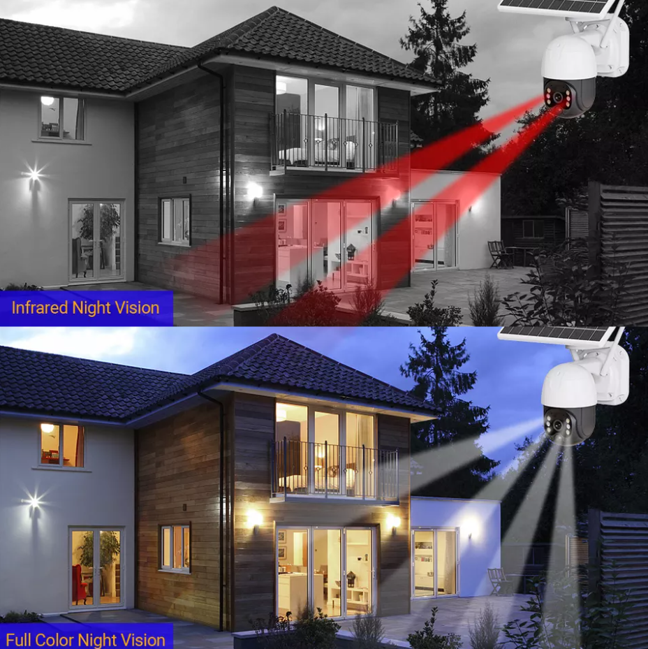 Cameră de Supraveghere Solară 4G 4MP – Protecție Inteligentă Fără Fire